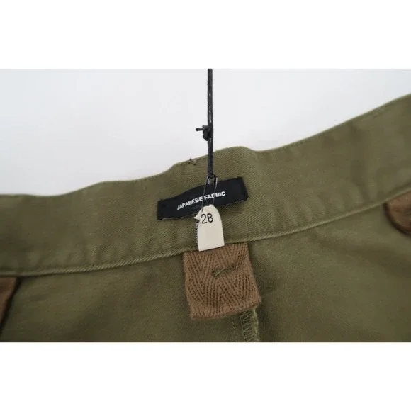R13 Jesse Multipocket Short Womens 28 Regular Surplus Olive Herringbone US 8 New - Picture 10 of 16